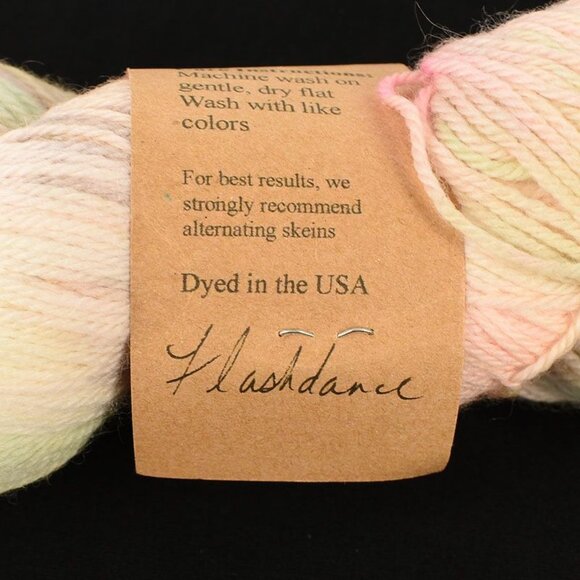 Primrose Yarn Co Sophia Fingering SW Merino Cashmere Nylon Hand-Dyed Flashdance - Picture 3 of 3